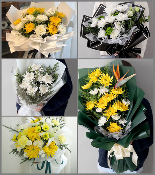 河南南阳邓州市张村镇程营村白事花束代送